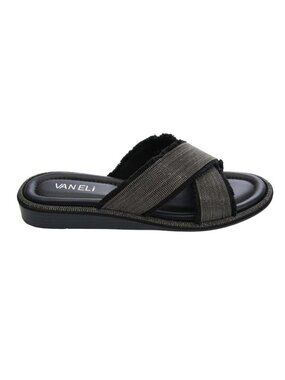 Vaneli Bogie Slides Size 10N Black Canvas NIB